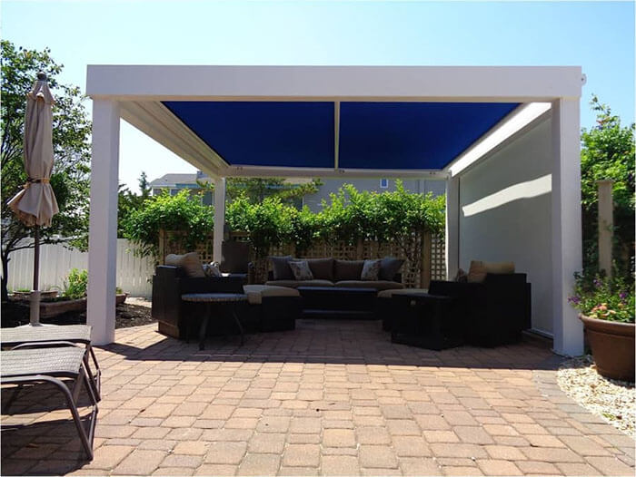 Luxe Pergola motorized shade structure system
