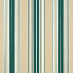Forest Green/Beige/Natural Fancy Stripe