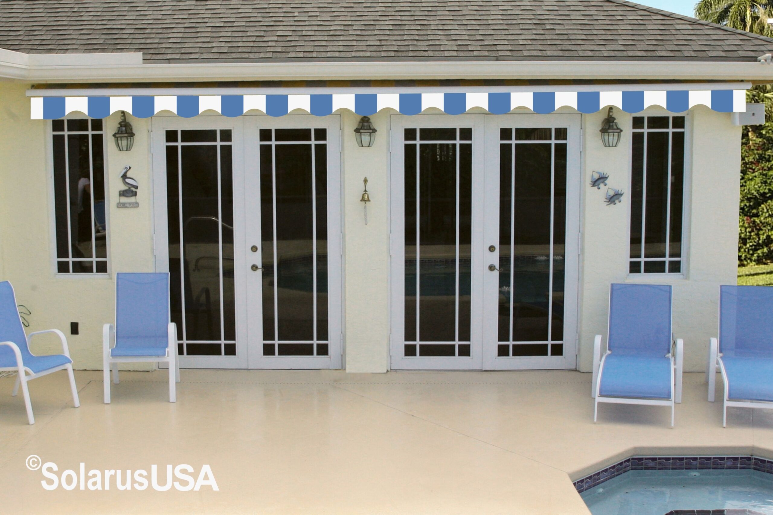 Retractable Awnings in Palm Beach Gardens, FL at Solarus USA