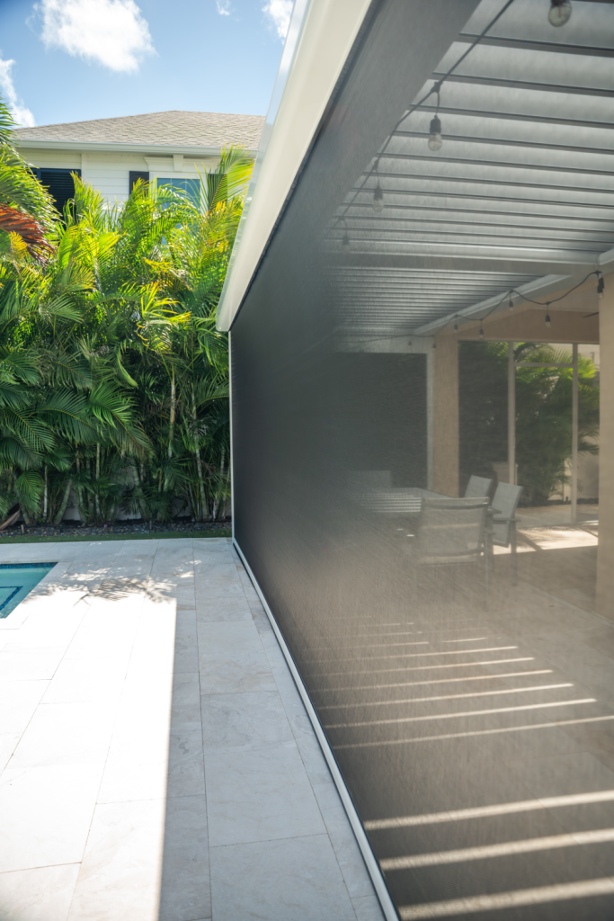 Retractable insect screen installed by Solarus USA